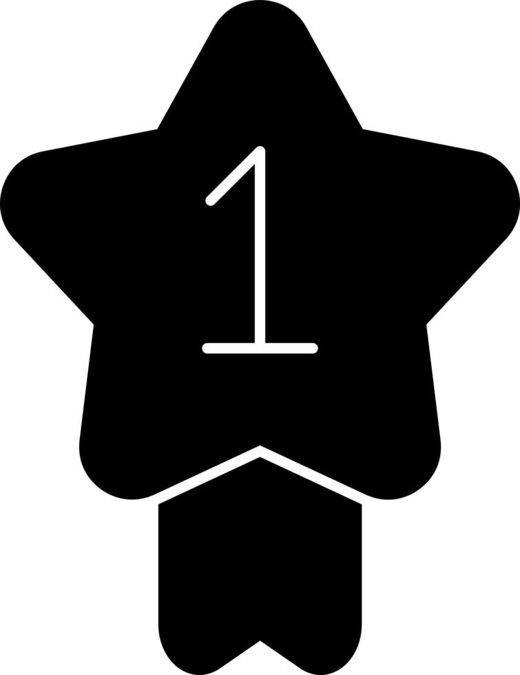 First Prize Vector Icon Design