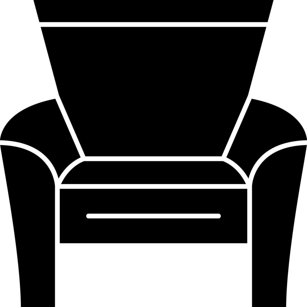 diseño de icono de vector de silla