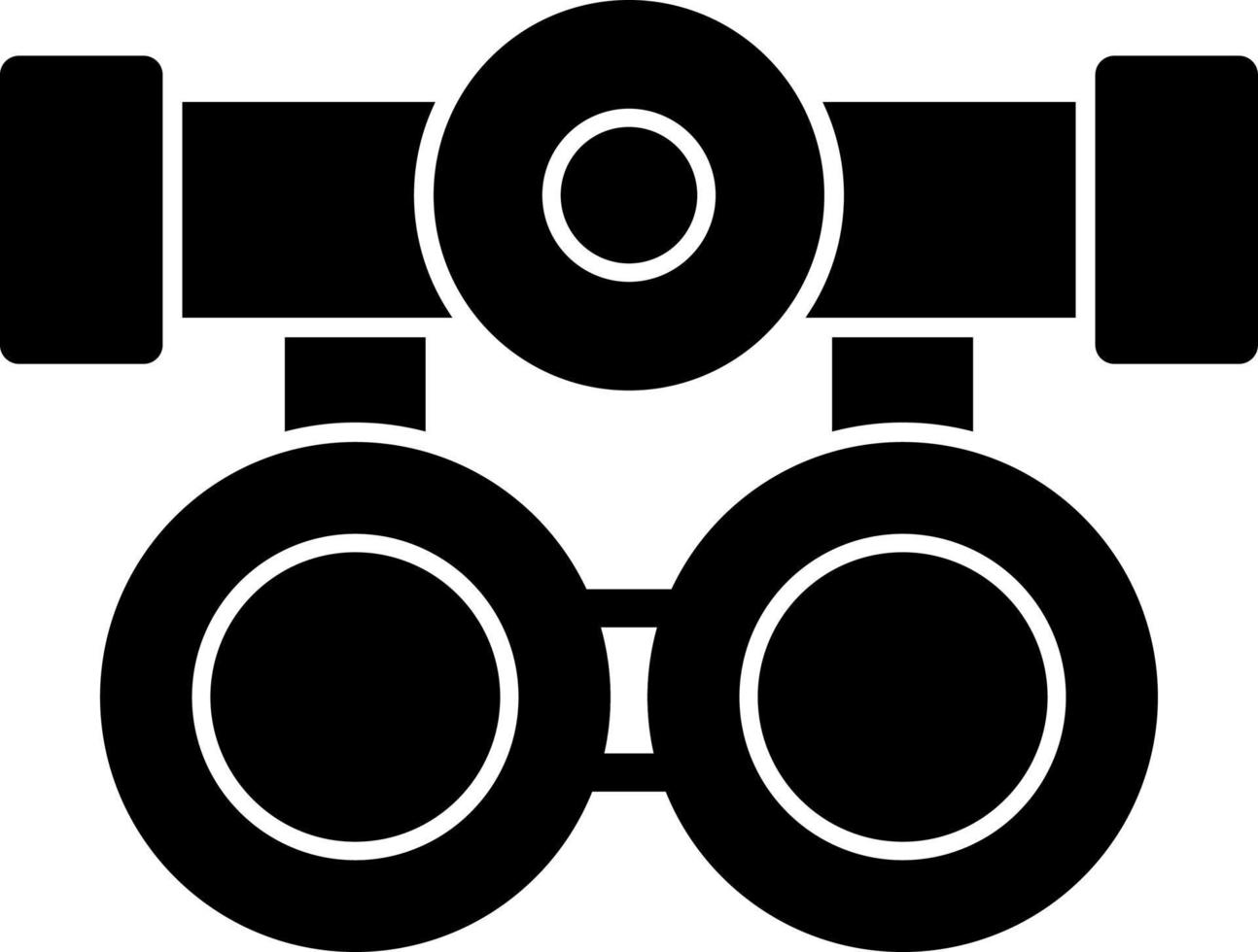 Testing Glasses Vector Icon Design