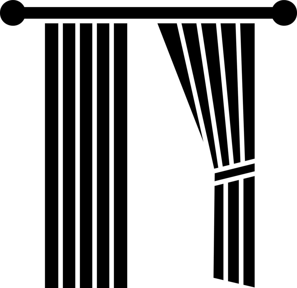 Curtain Vector Icon Design