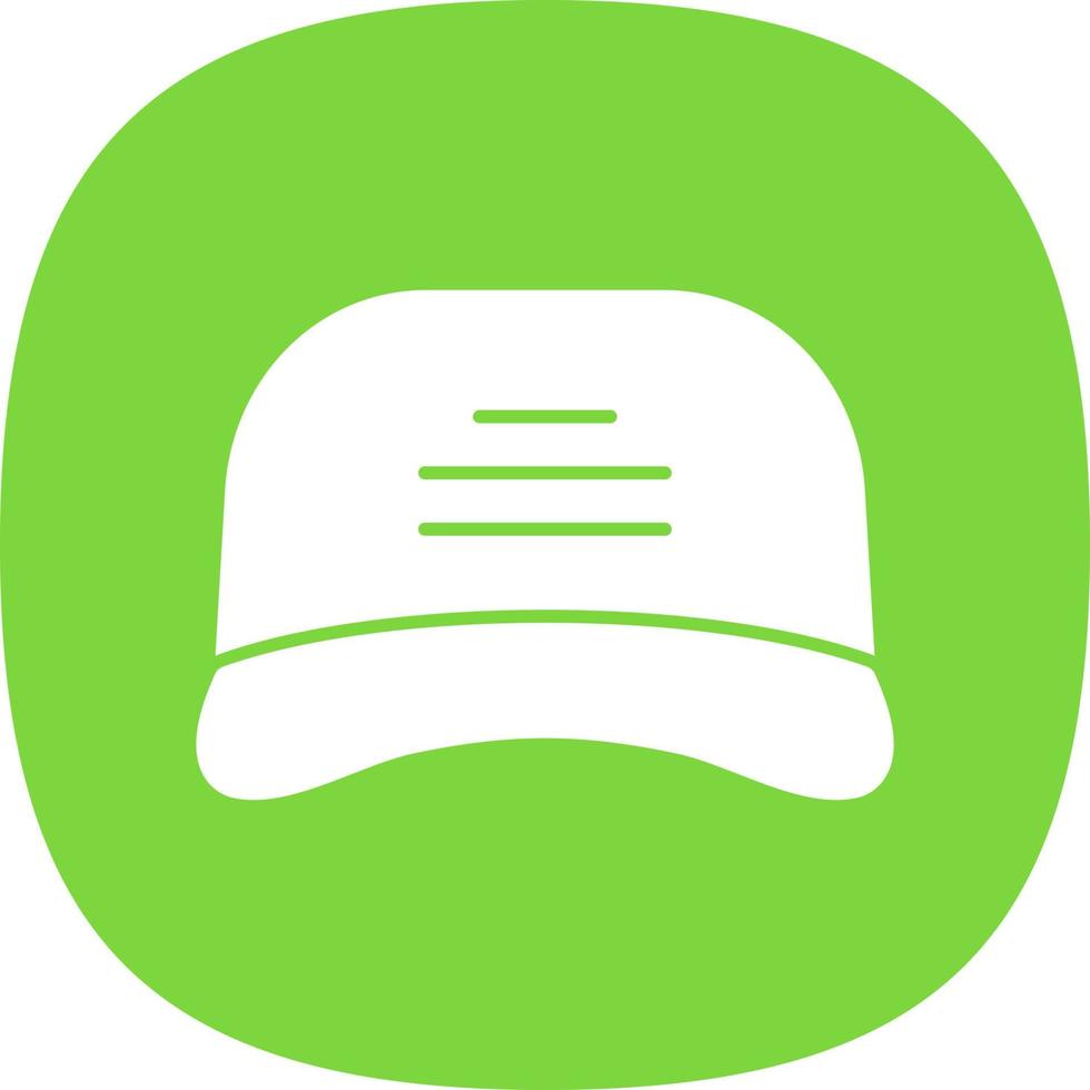 diseño de icono de vector de gorra de béisbol