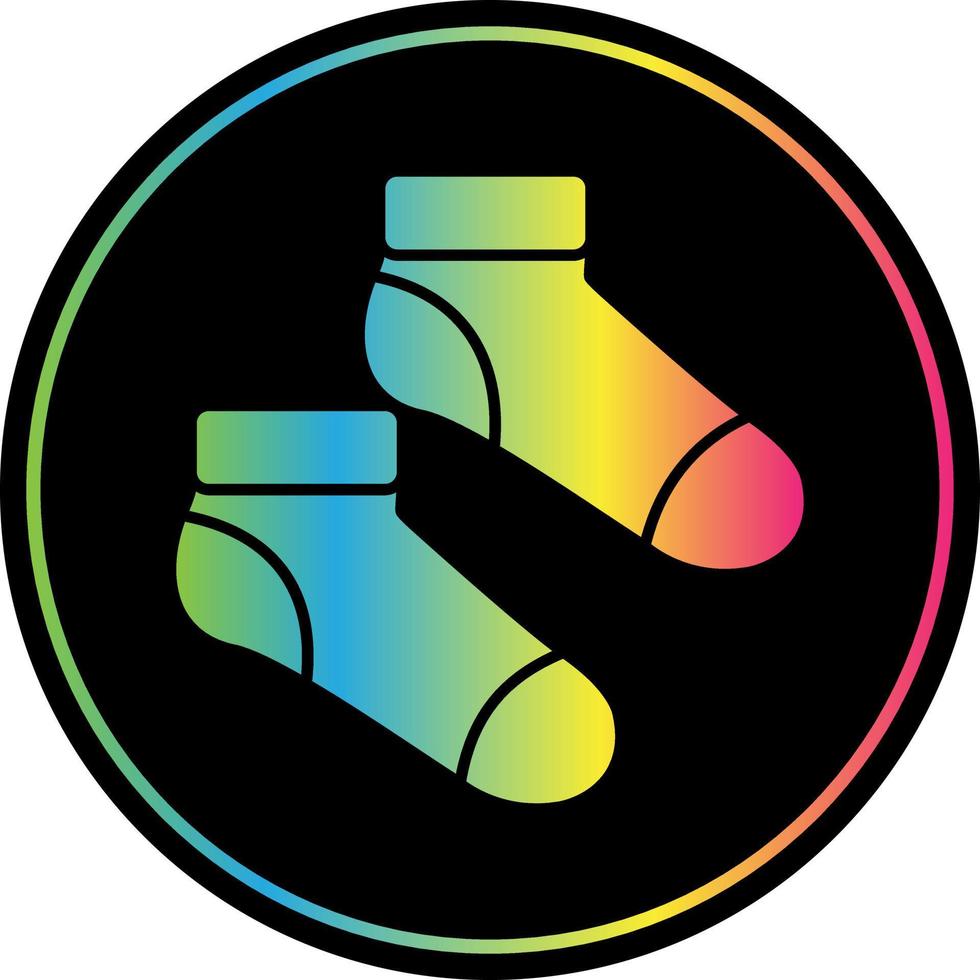 diseño de icono de vector de calcetines