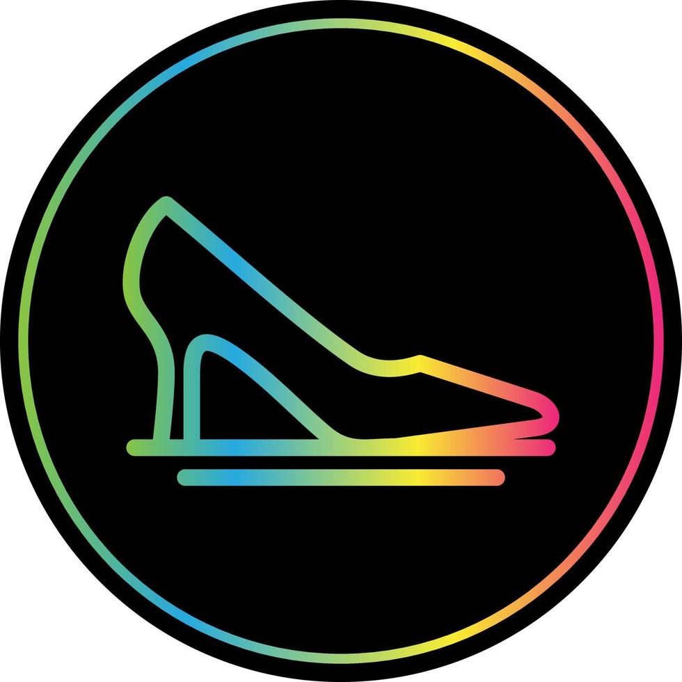 High Heel Vector Icon Design