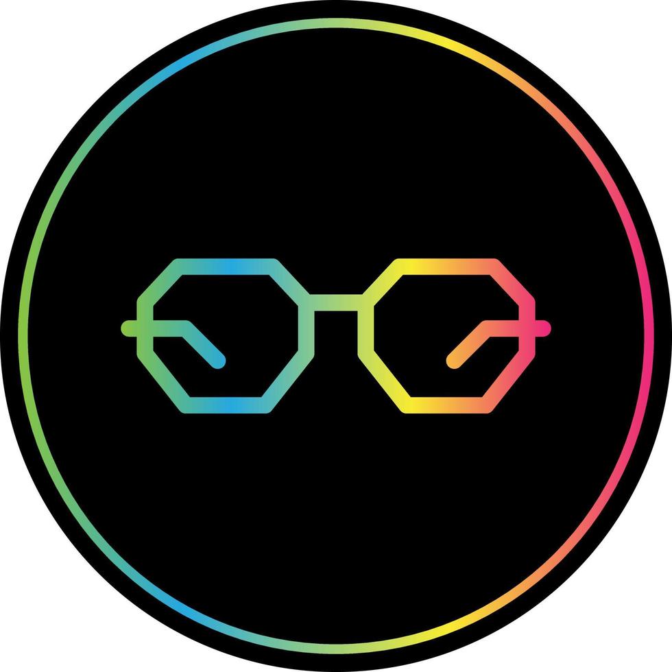 Eyeglasses Vector Icon Design