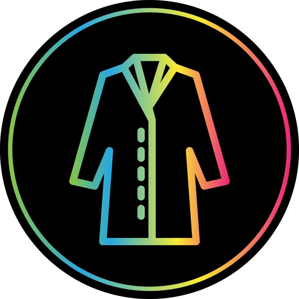 Lab Coat Vector Icon Design