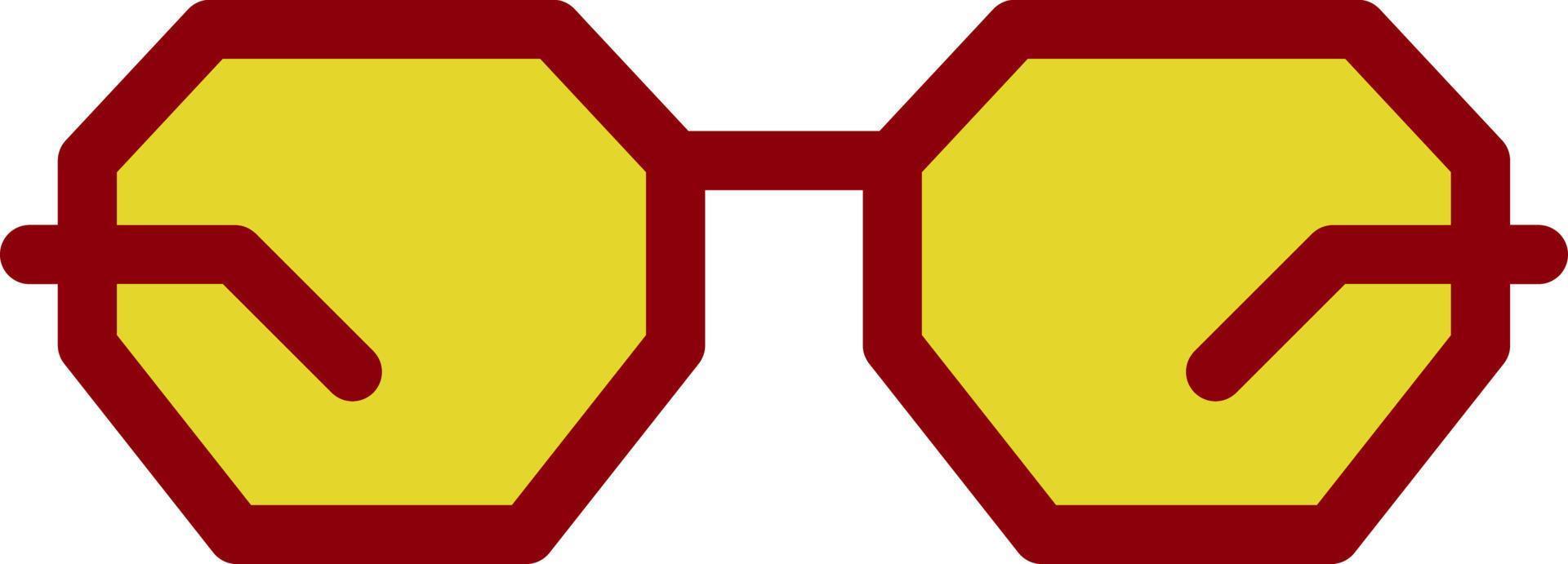 Eyeglasses Vector Icon Design