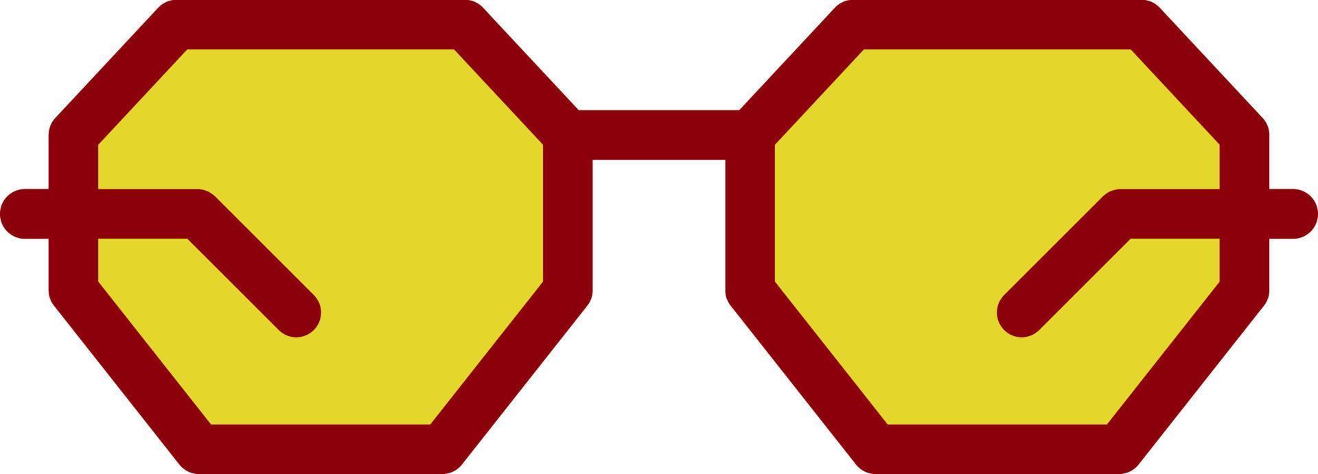 Eyeglasses Vector Icon Design