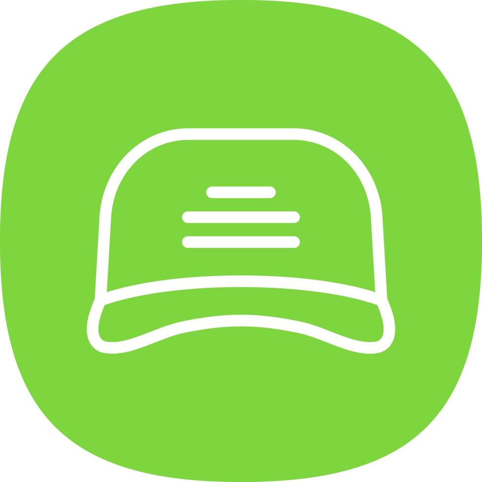 diseño de icono de vector de gorra de béisbol