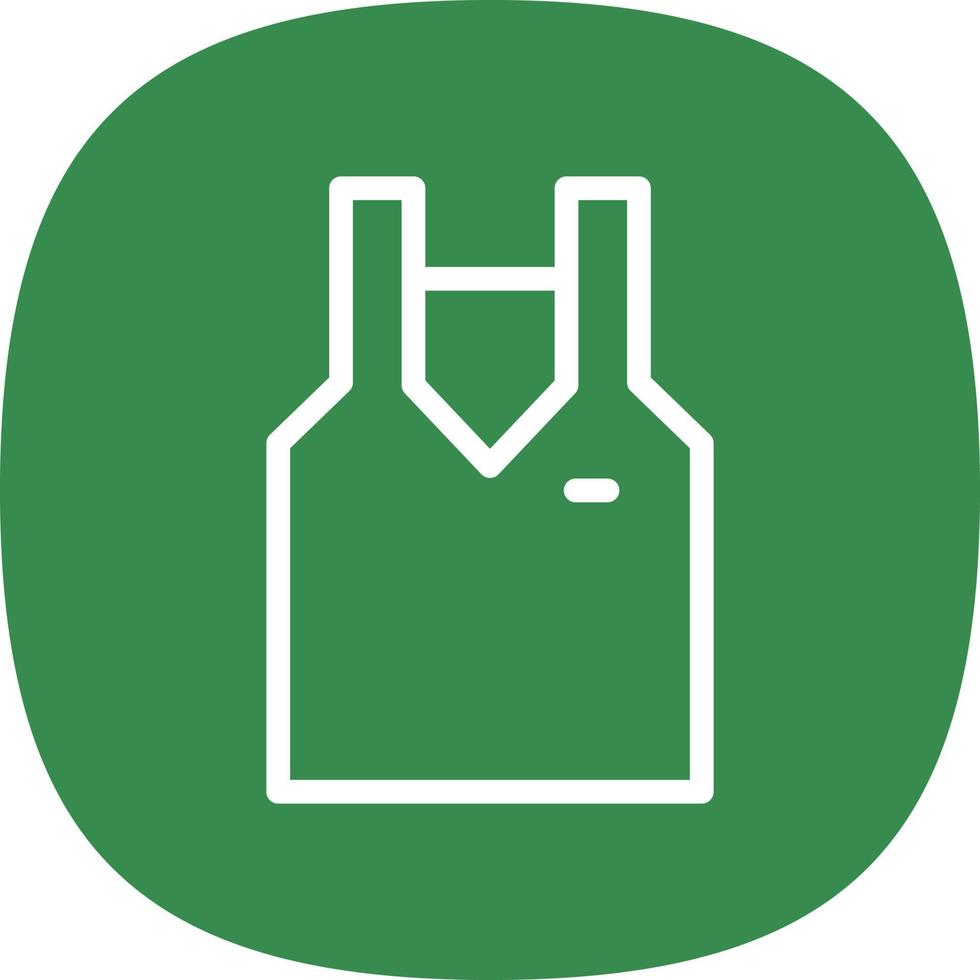 Tank Top Vector Icon Design