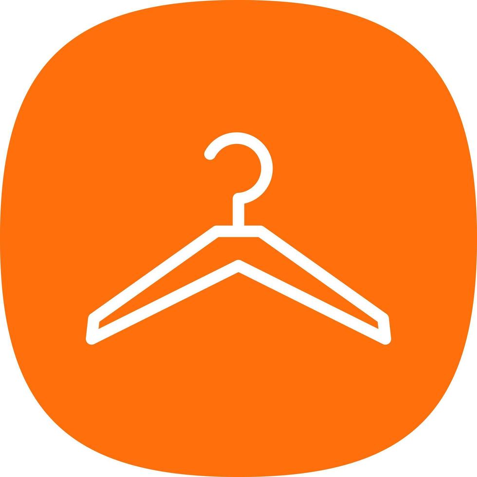 Clothes Hanger Vector Icon Design