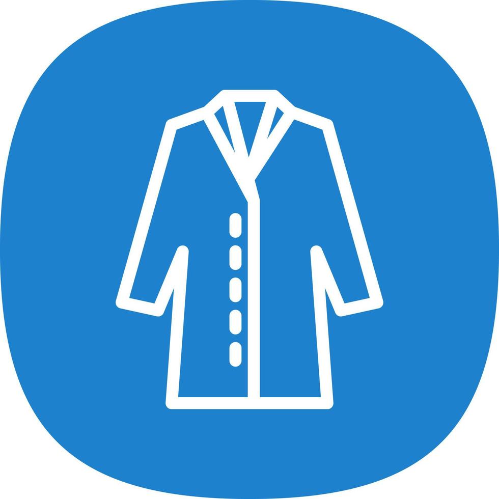 Lab Coat Vector Icon Design