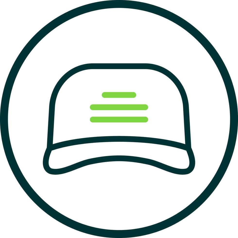 diseño de icono de vector de gorra de béisbol