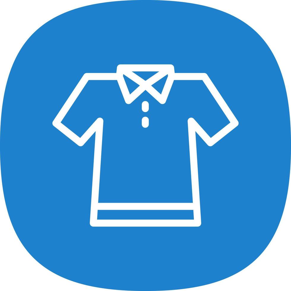 Polo Shirt Vector Icon Design