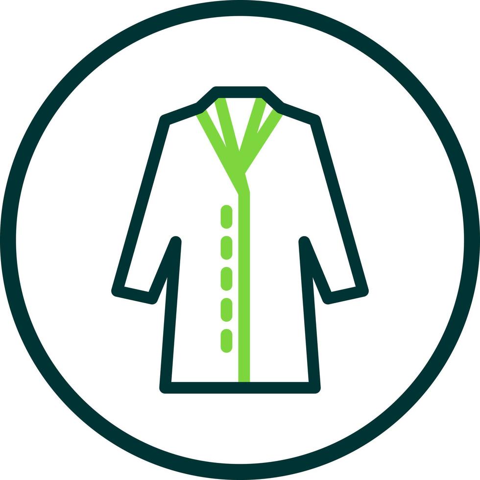 Lab Coat Vector Icon Design
