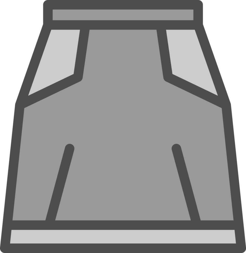 Skirt Vector Icon Design