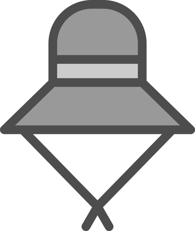 Sun Hat Vector Icon Design