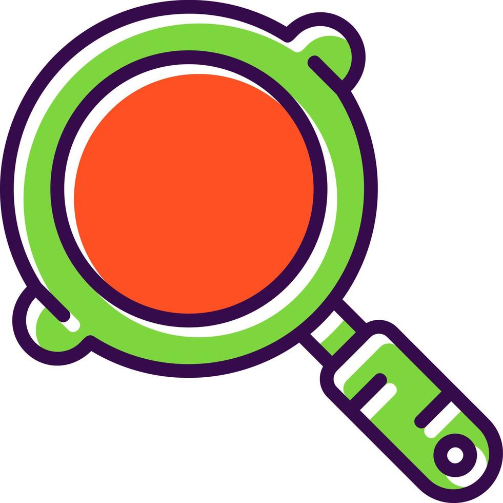 Frying Pan Vector Icon Design