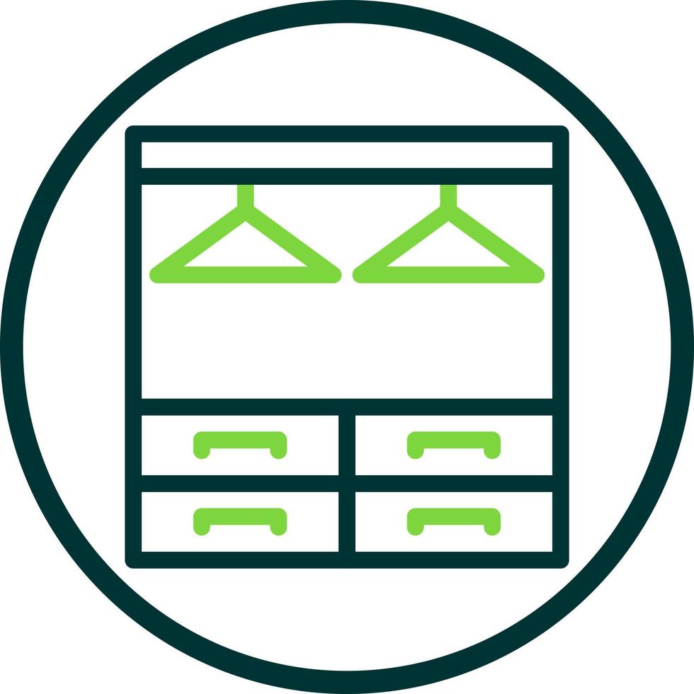 Wardrobe Vector Icon Design
