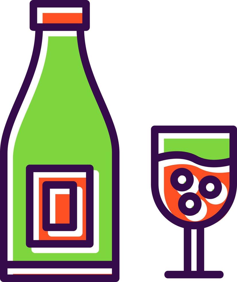 Champagne Vector Icon Design