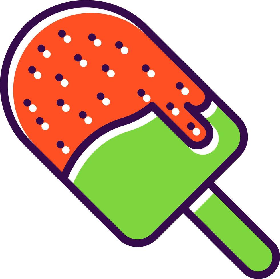 Ice Cream Vector Icon Design