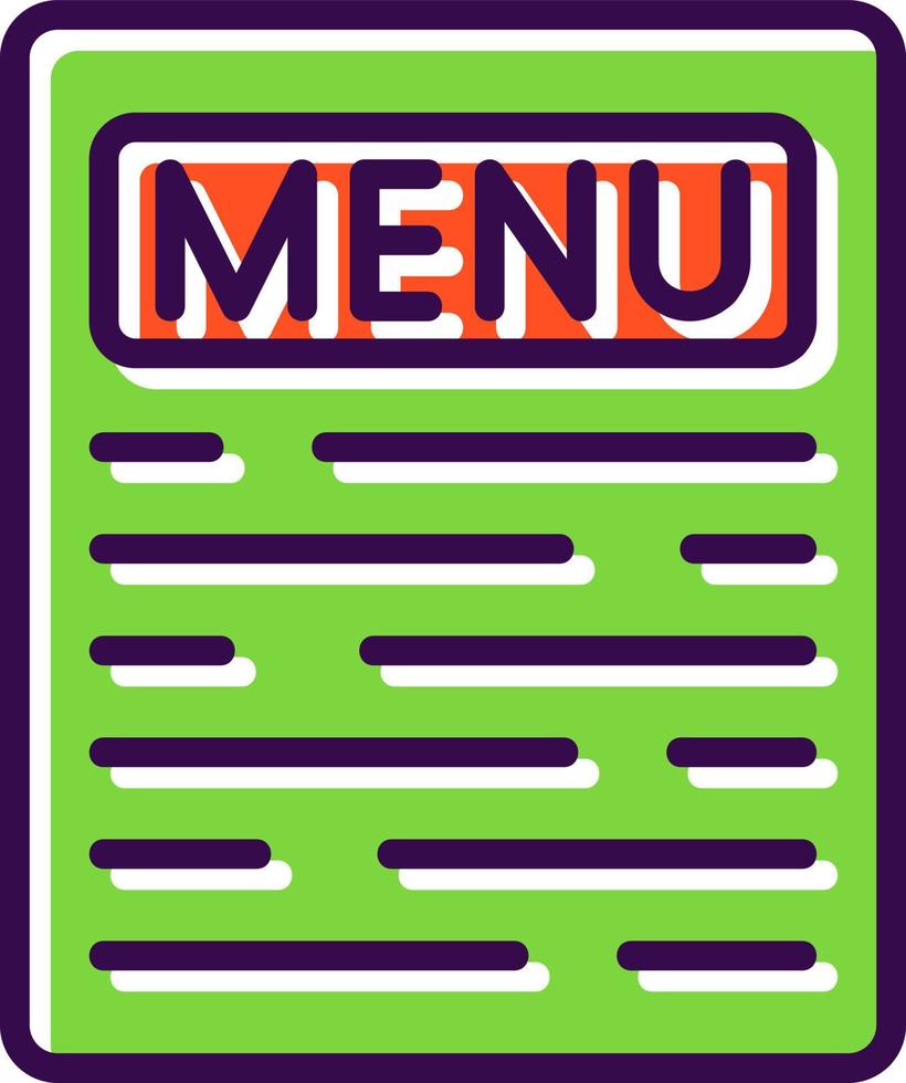 Menu Vector Icon Design