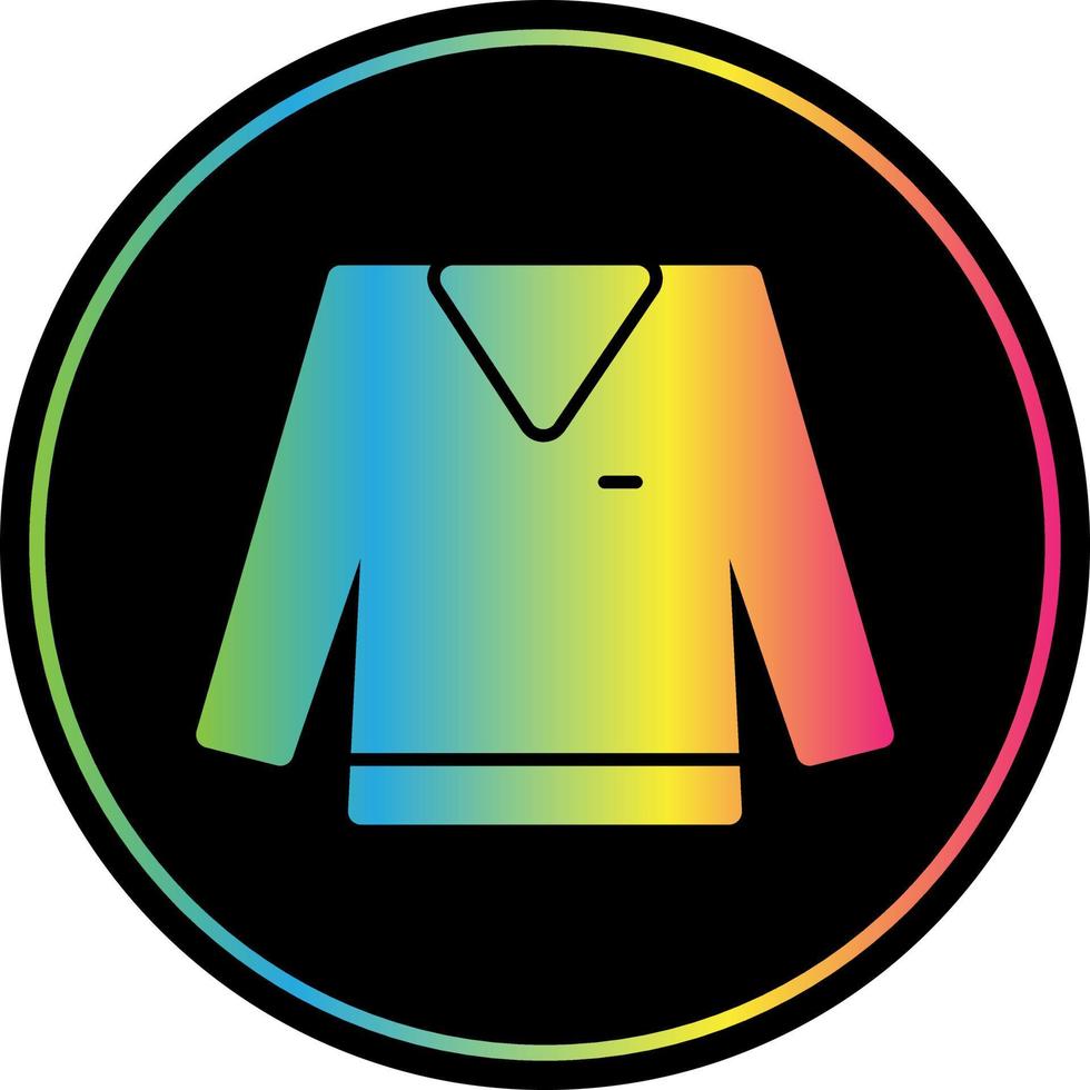 Long Sleeves Shirt Vector Icon Design