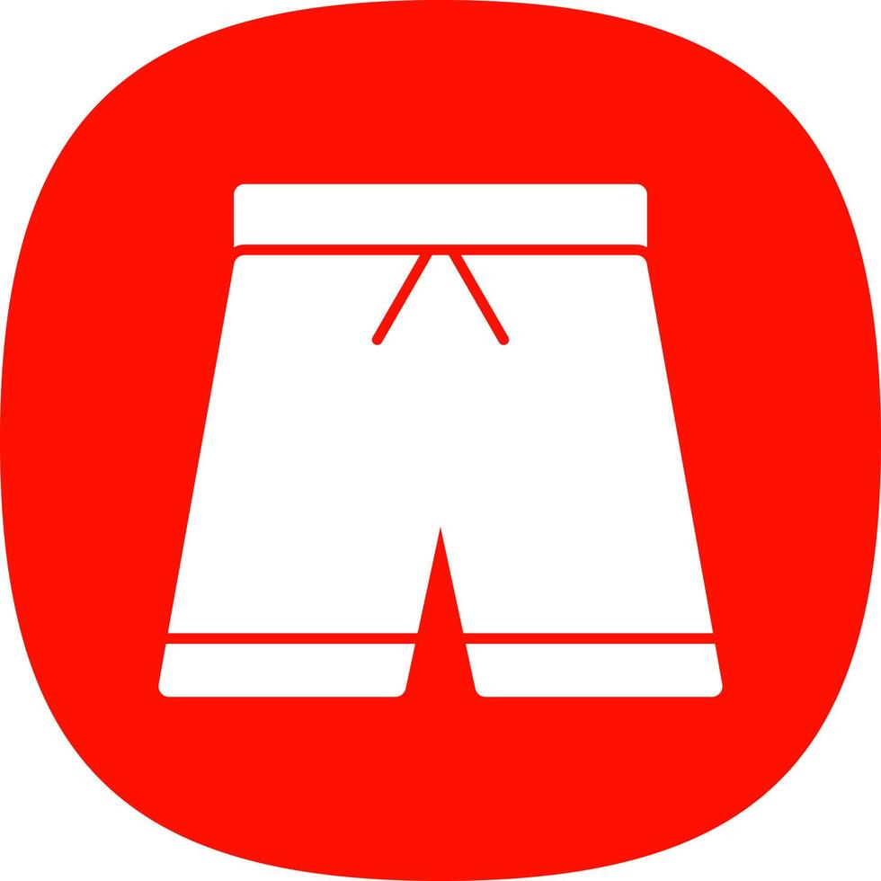 diseño de icono de vector de pantalones cortos