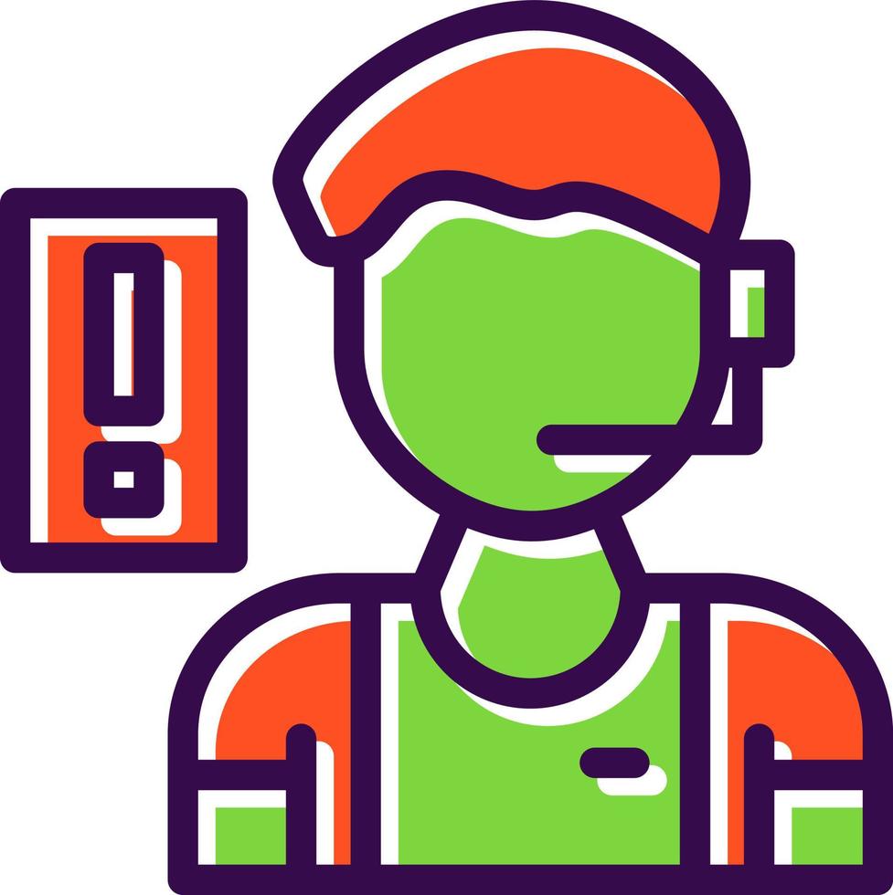 Referee Vector Icon Design