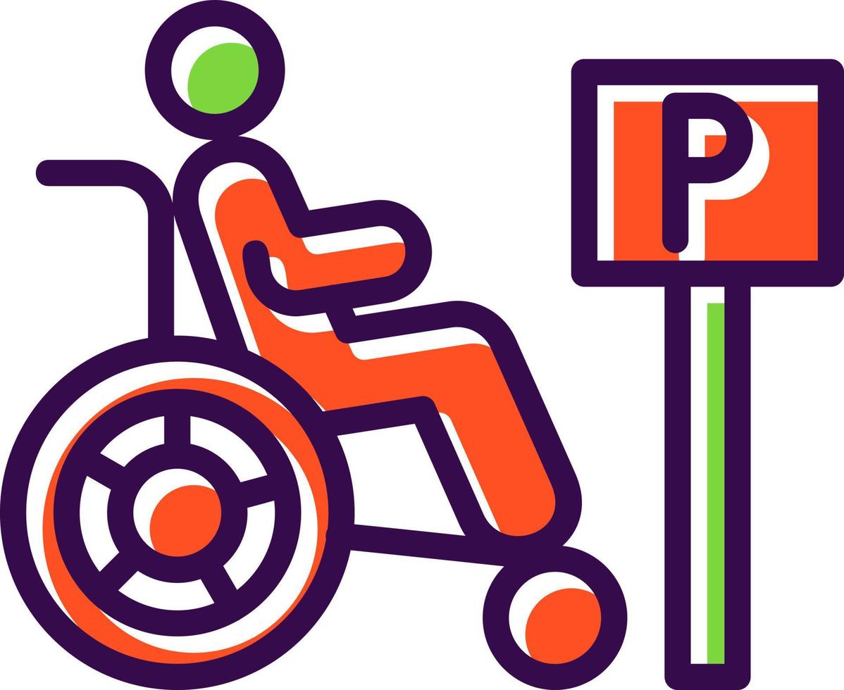 Handicap Vector Icon Design