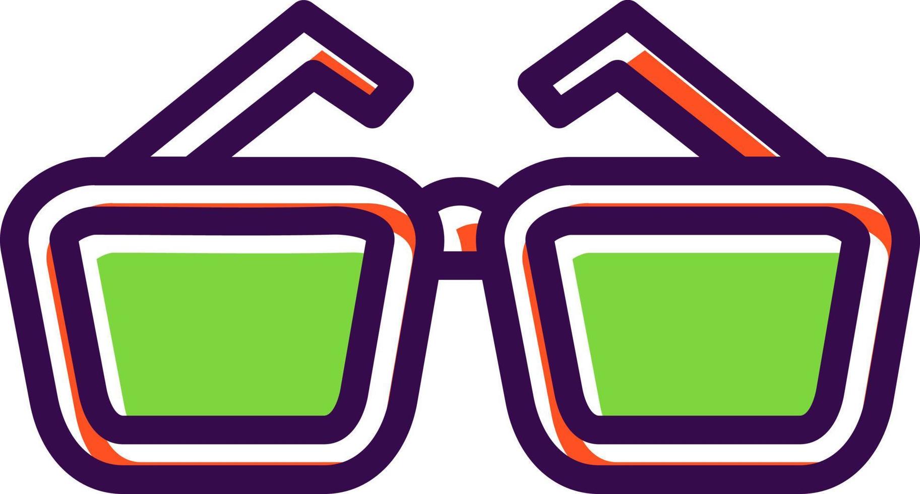 Glasses Vector Icon Design