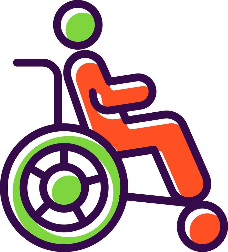 Disability Vector Icon Design