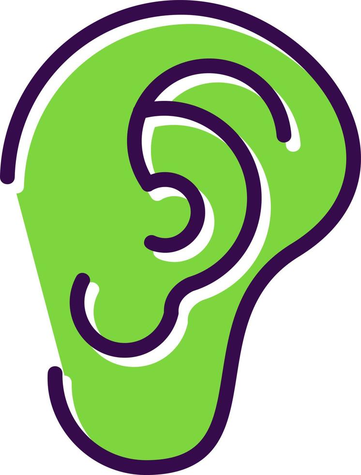 Ear Vector Icon Design