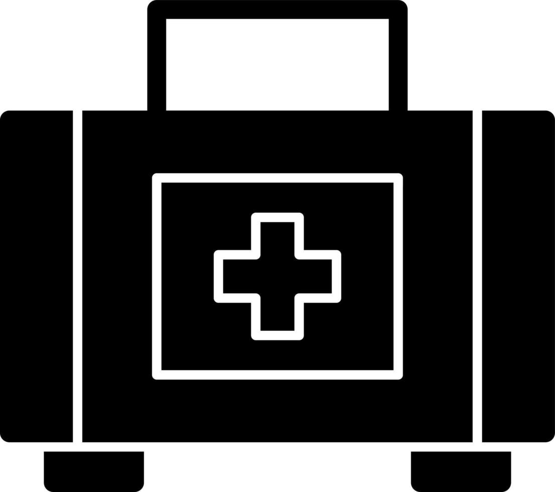 First Aid Kit Vector Icon Design