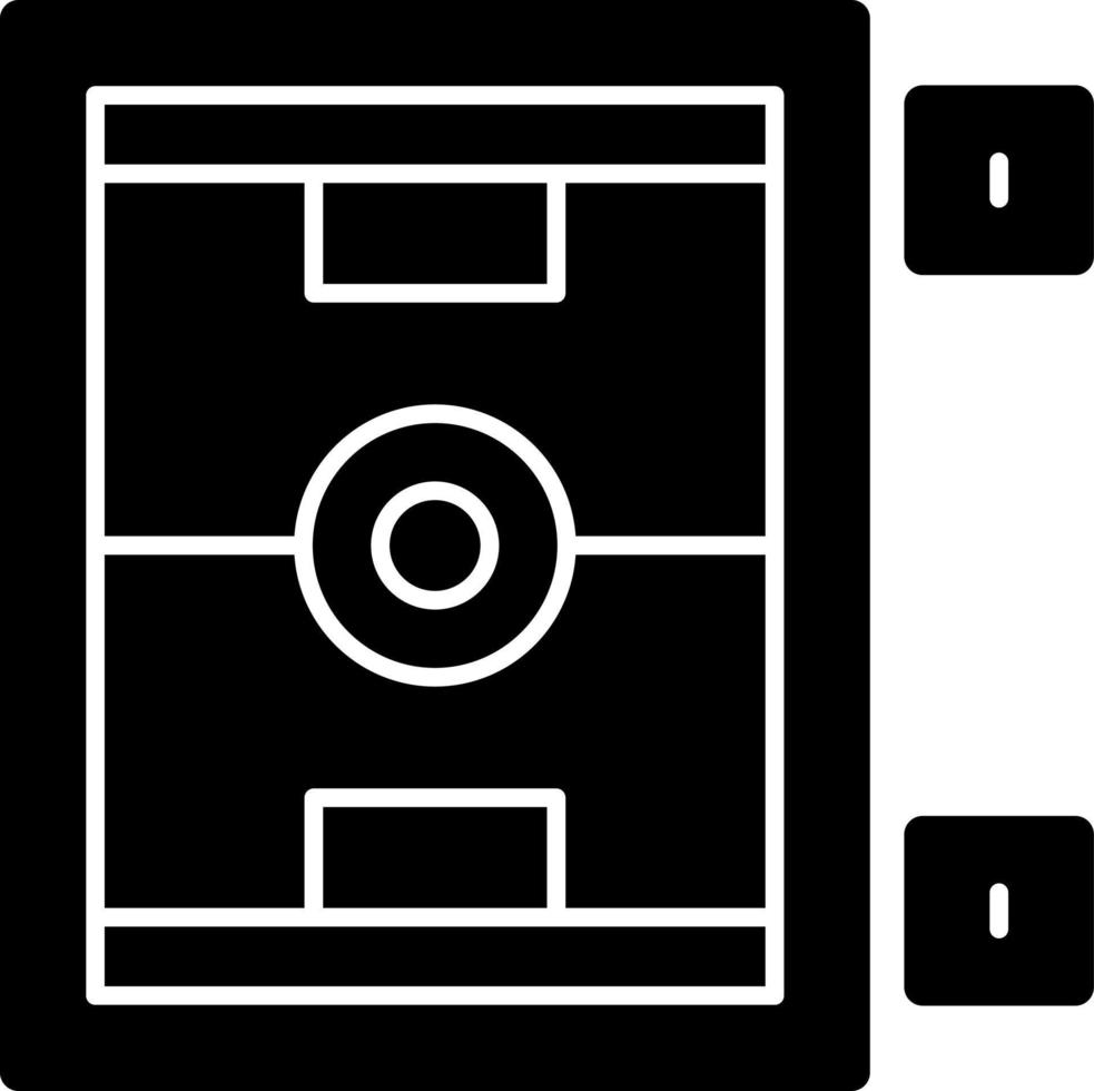 Air Hockey Vector Icon Design