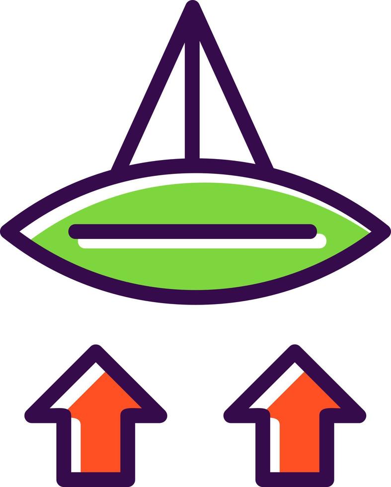 Convex Lens Vector Icon Design