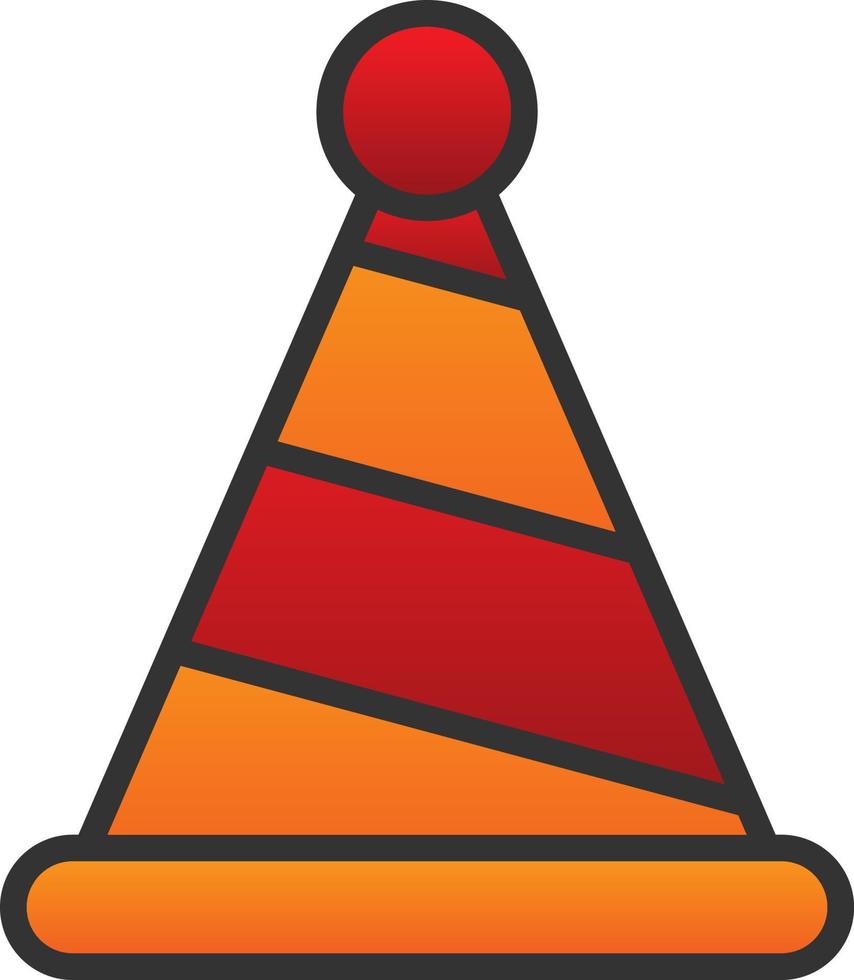 Party Hat Vector Icon Design