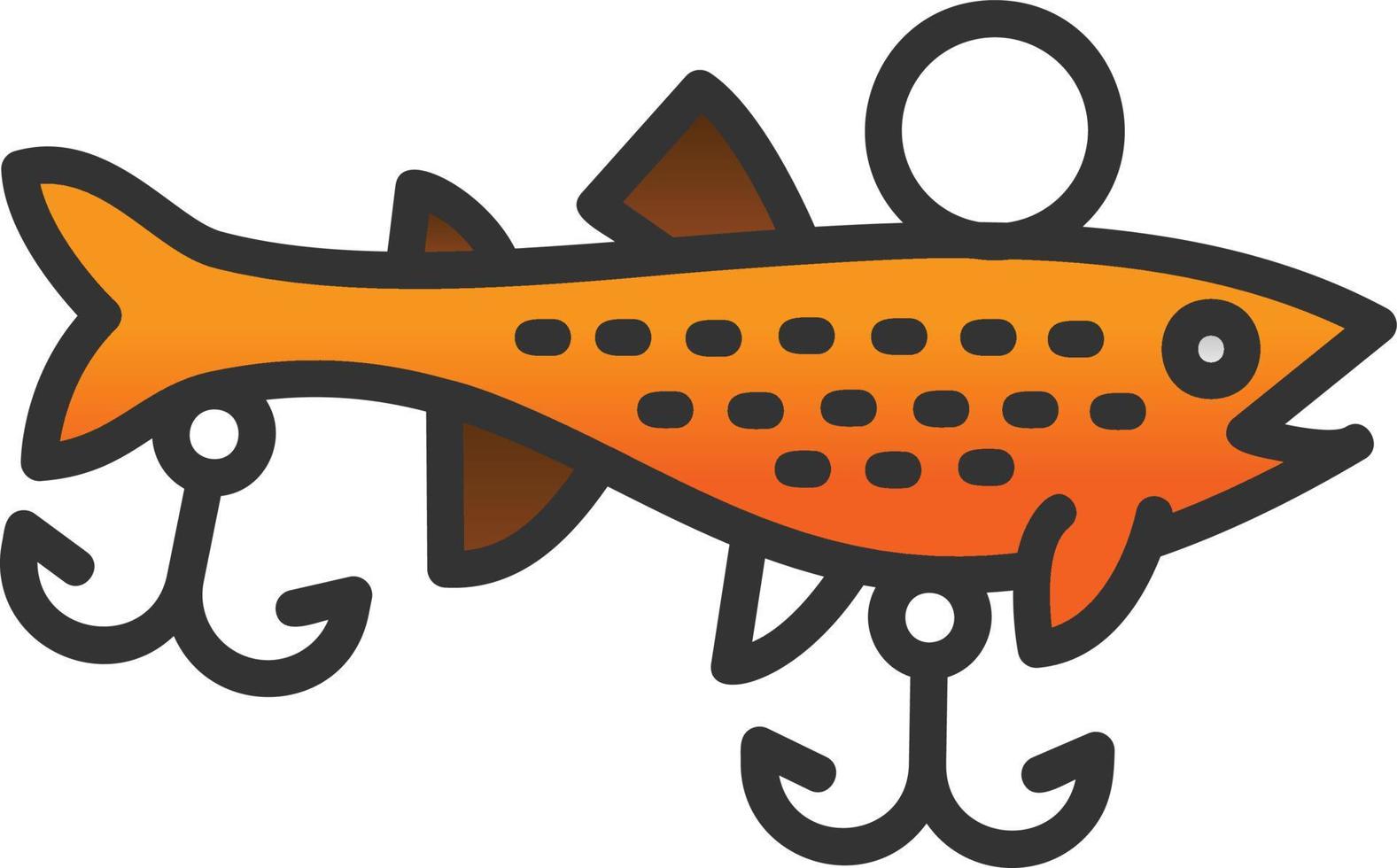 Fishing Baits Vector Icon Design