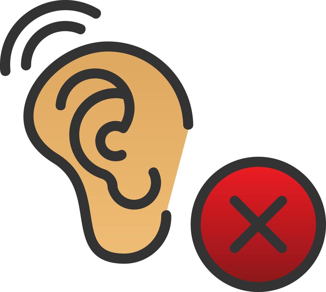 Deaf Vector Icon Design