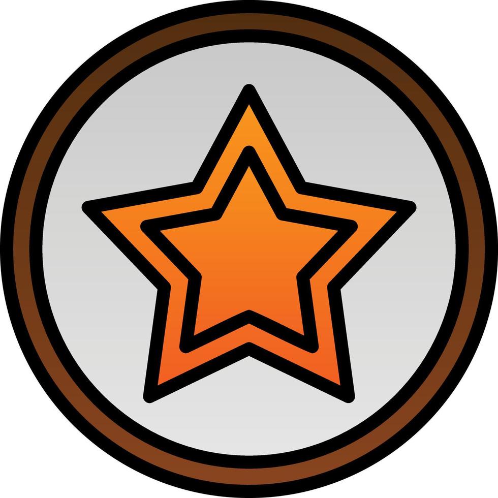 diseño de icono de vector de estrella