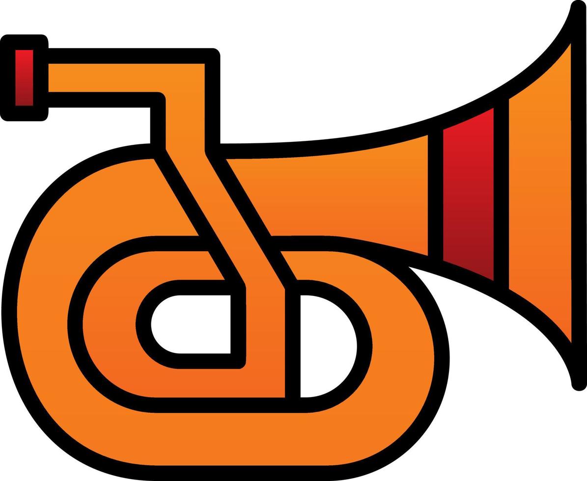 Trumpet Vector Icon Design