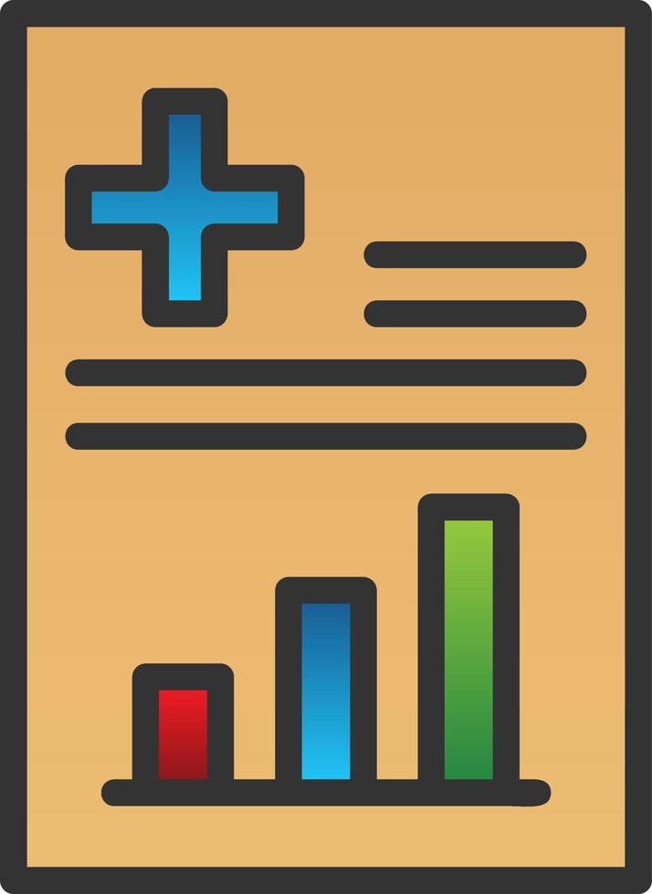 diseño de icono de vector de informe