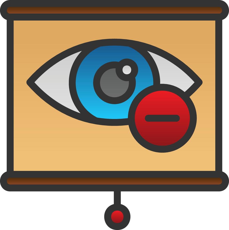 Myopia Vector Icon Design