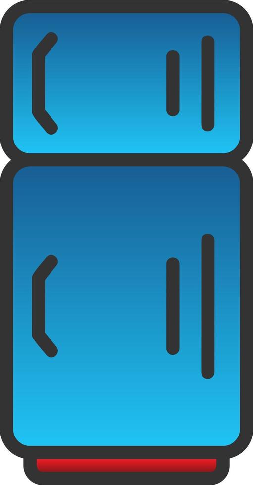 Fridge Vector Icon Design