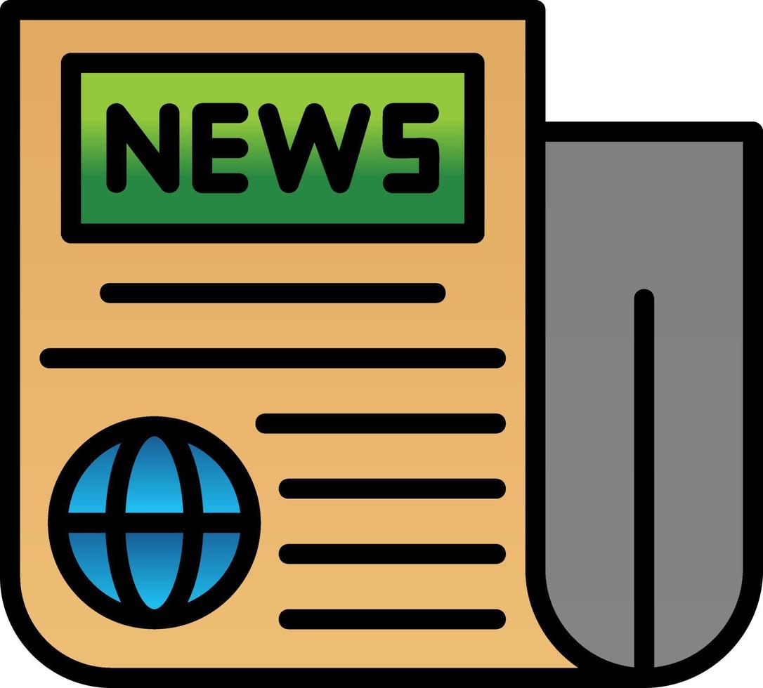 diseño de icono de vector de noticias