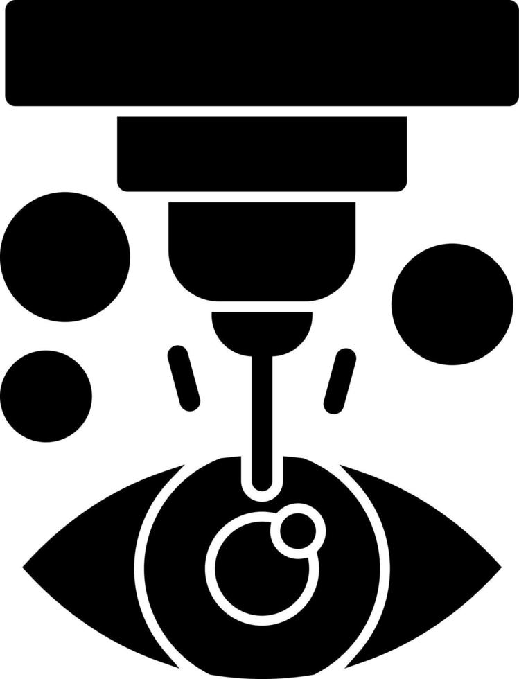 Laser Surgery Vector Icon Design