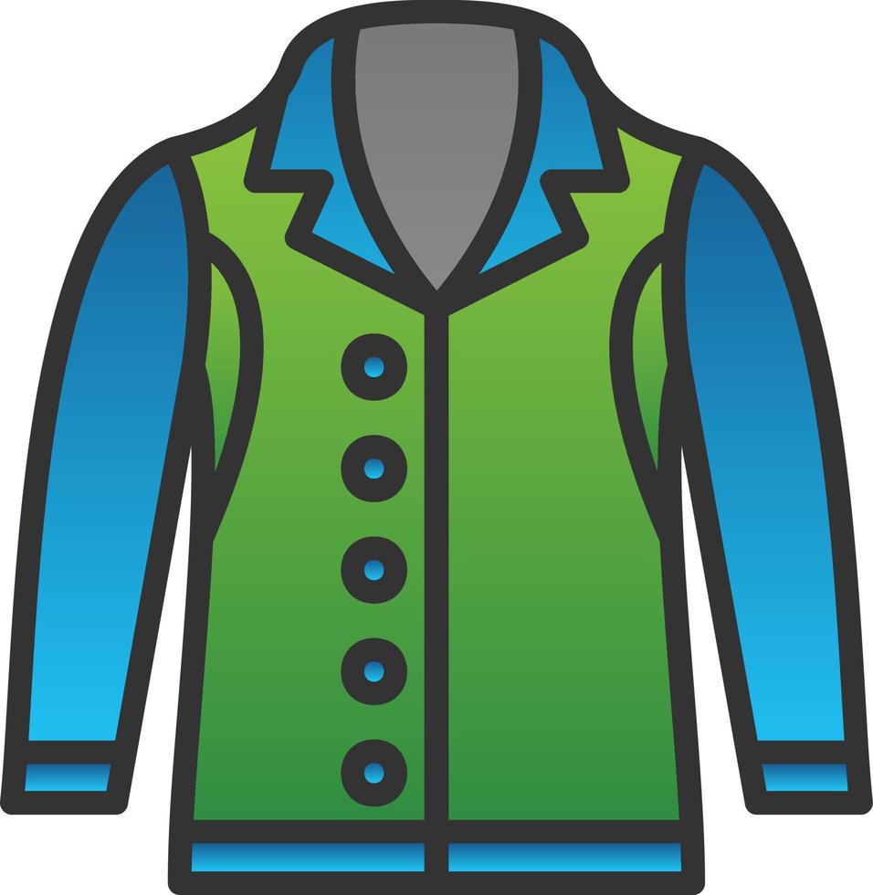 Coat Vector Icon Design