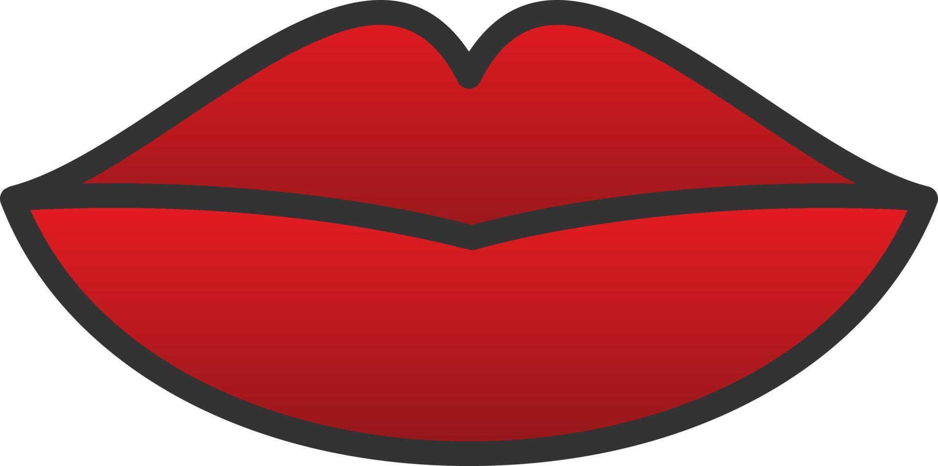 Lip Vector Icon Design