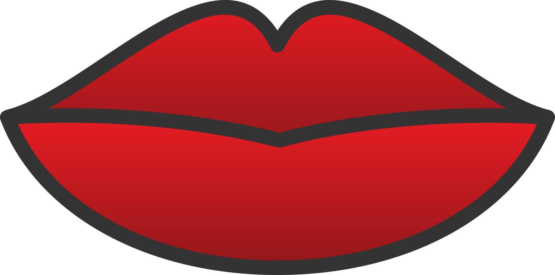 Lip Vector Icon Design