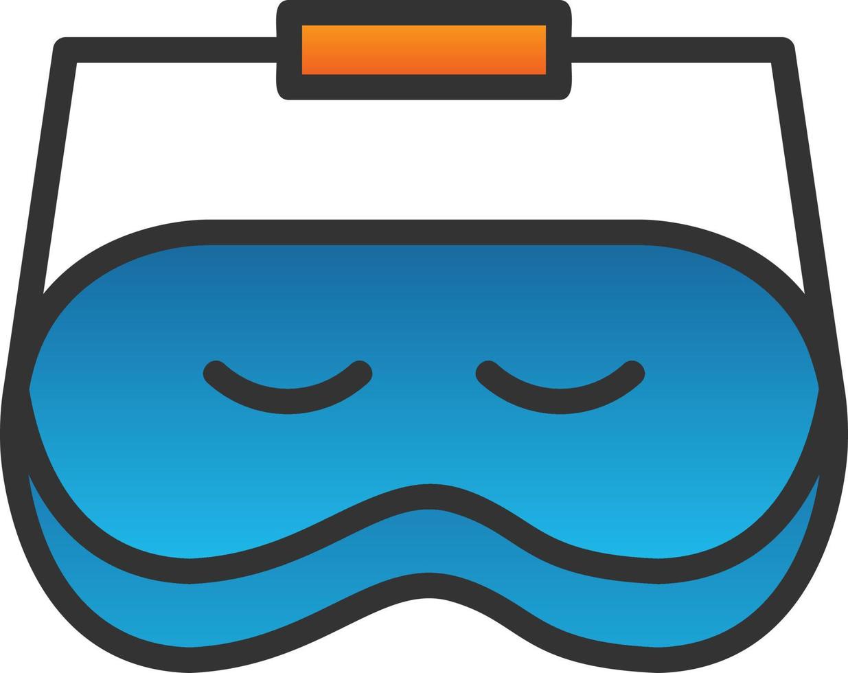 Sleeping Mask Vector Icon Design