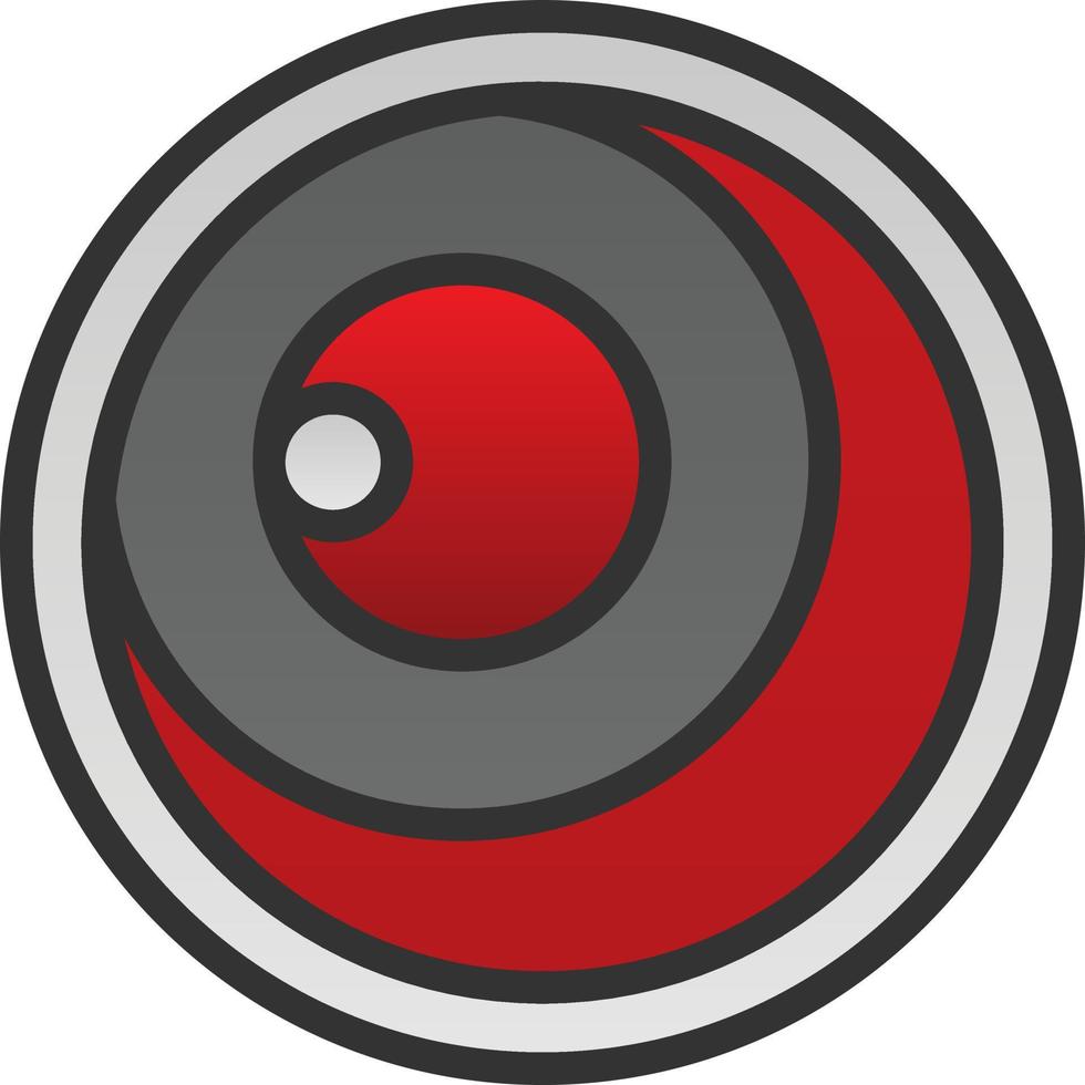 Lens Vector Icon Design